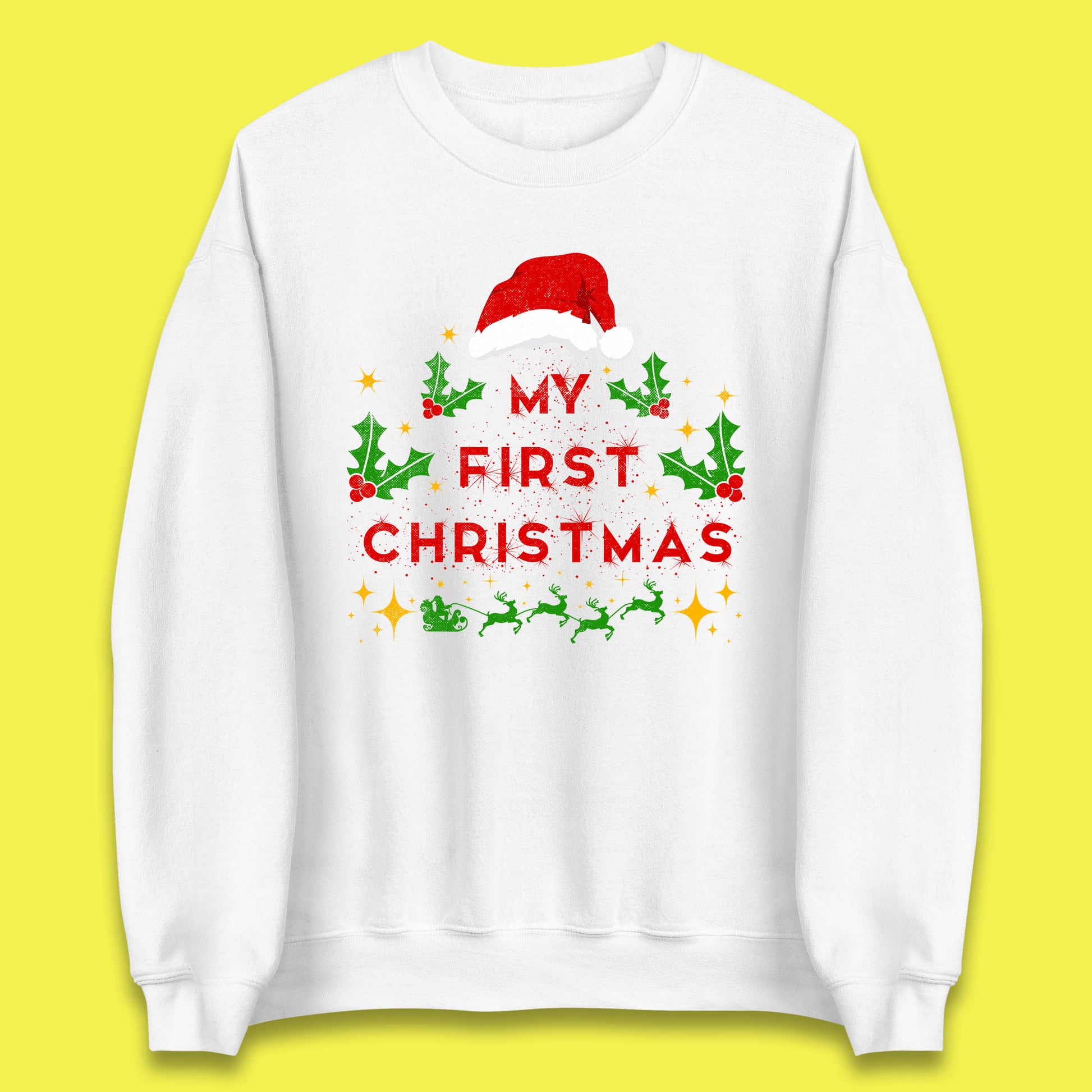 my first christmas winter sweater