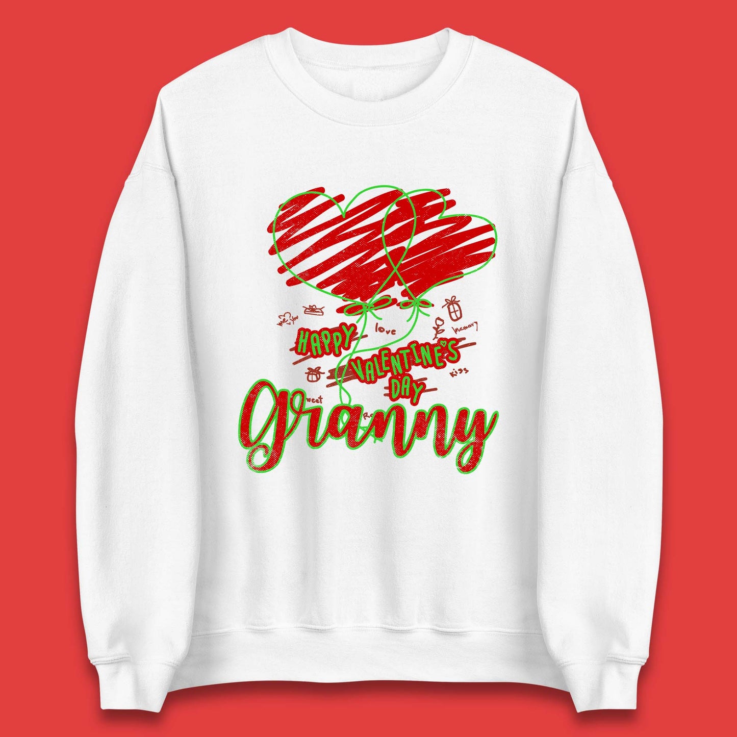 Happy Valentine's Day Granny Unisex Sweatshirt