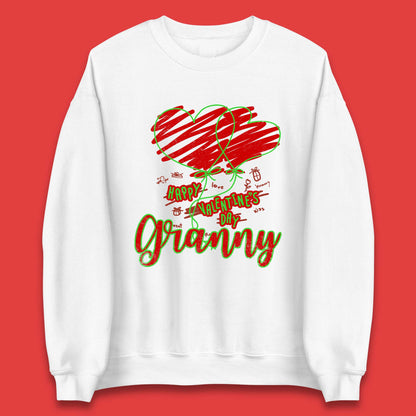 Happy Valentine's Day Granny Unisex Sweatshirt