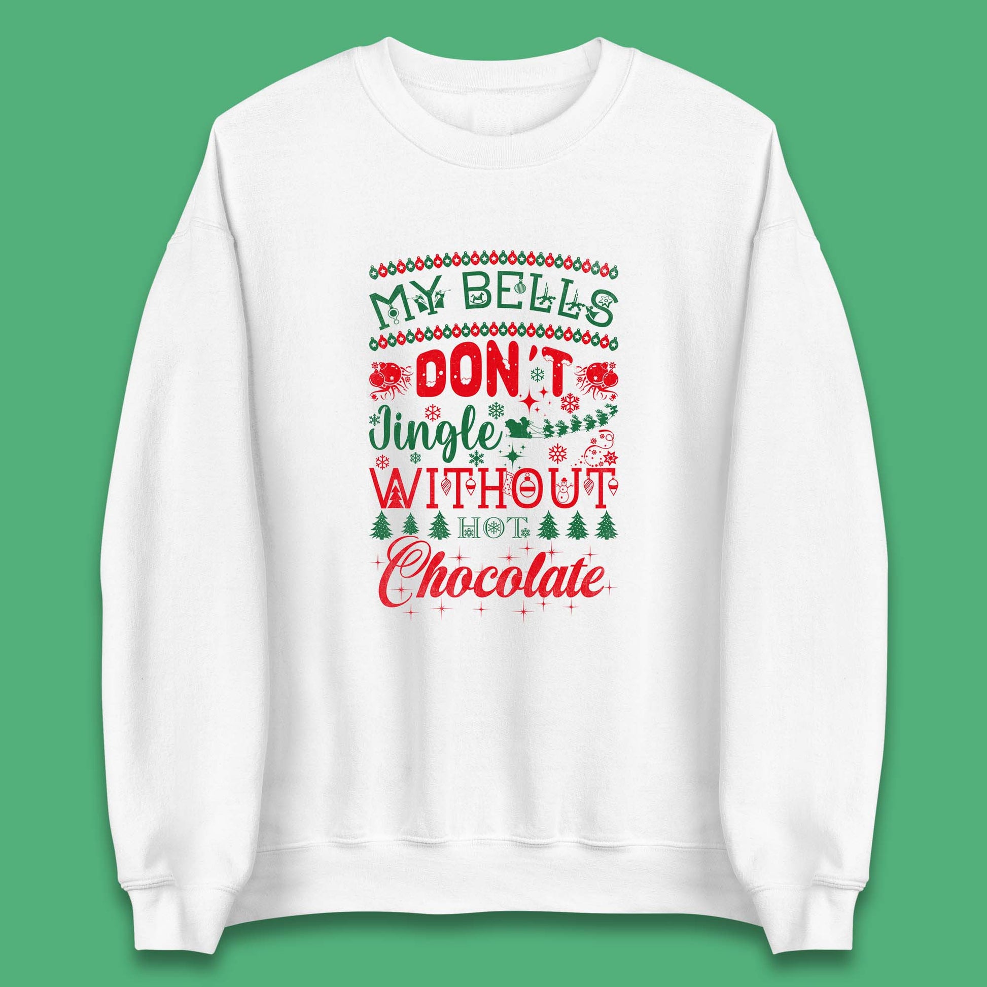 funny christmas chocolate sweatshirt