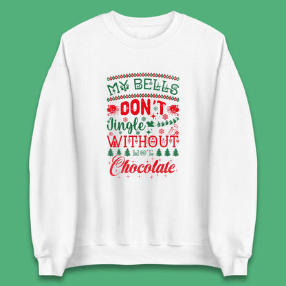 funny christmas chocolate sweatshirt