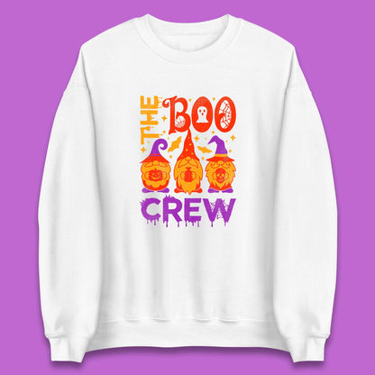 The Boo Crew Halloween Gnomes Squad Horror Scary Spooky Matching Costume Unisex Sweatshirt