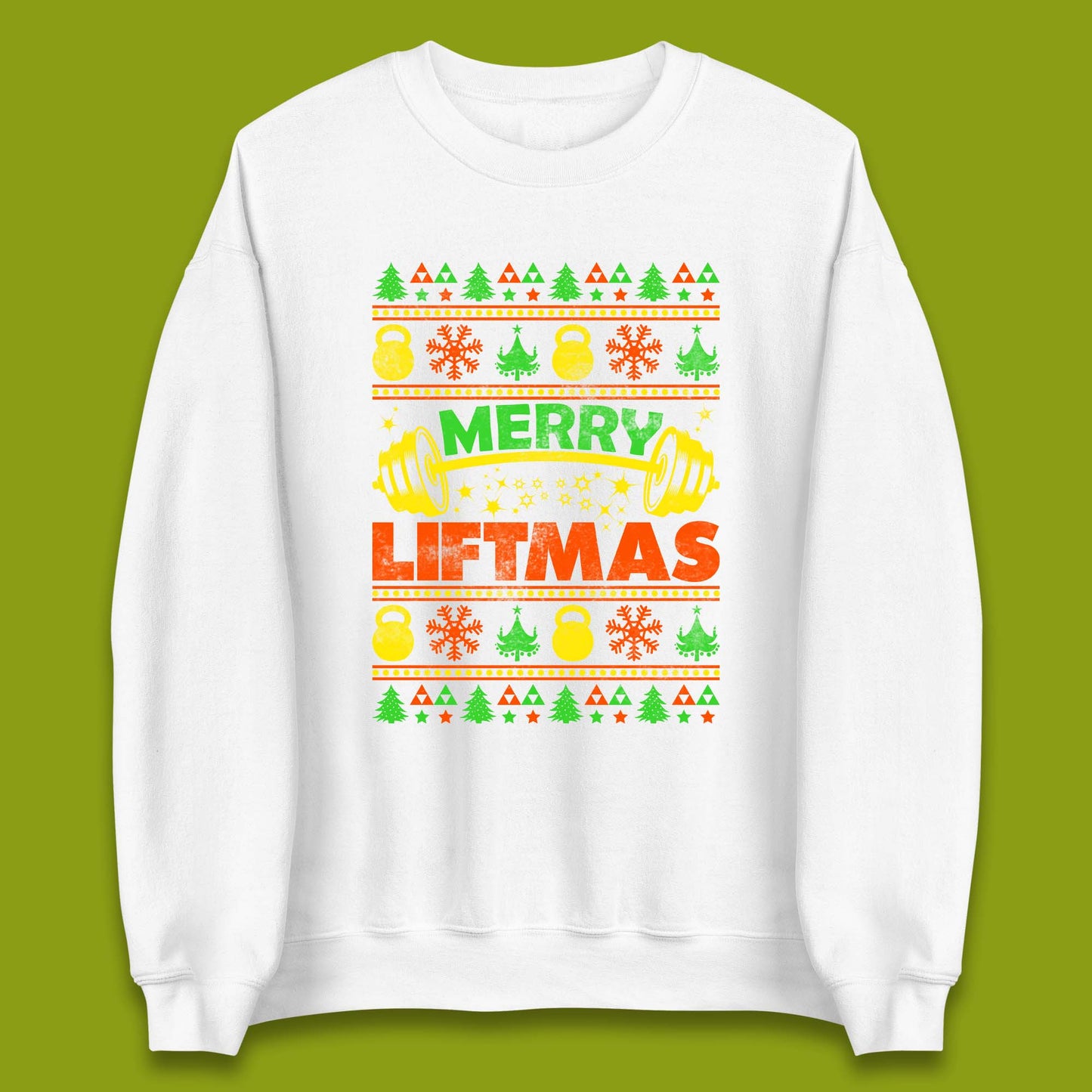 Merry Liftmas Christmas Unisex Sweatshirt