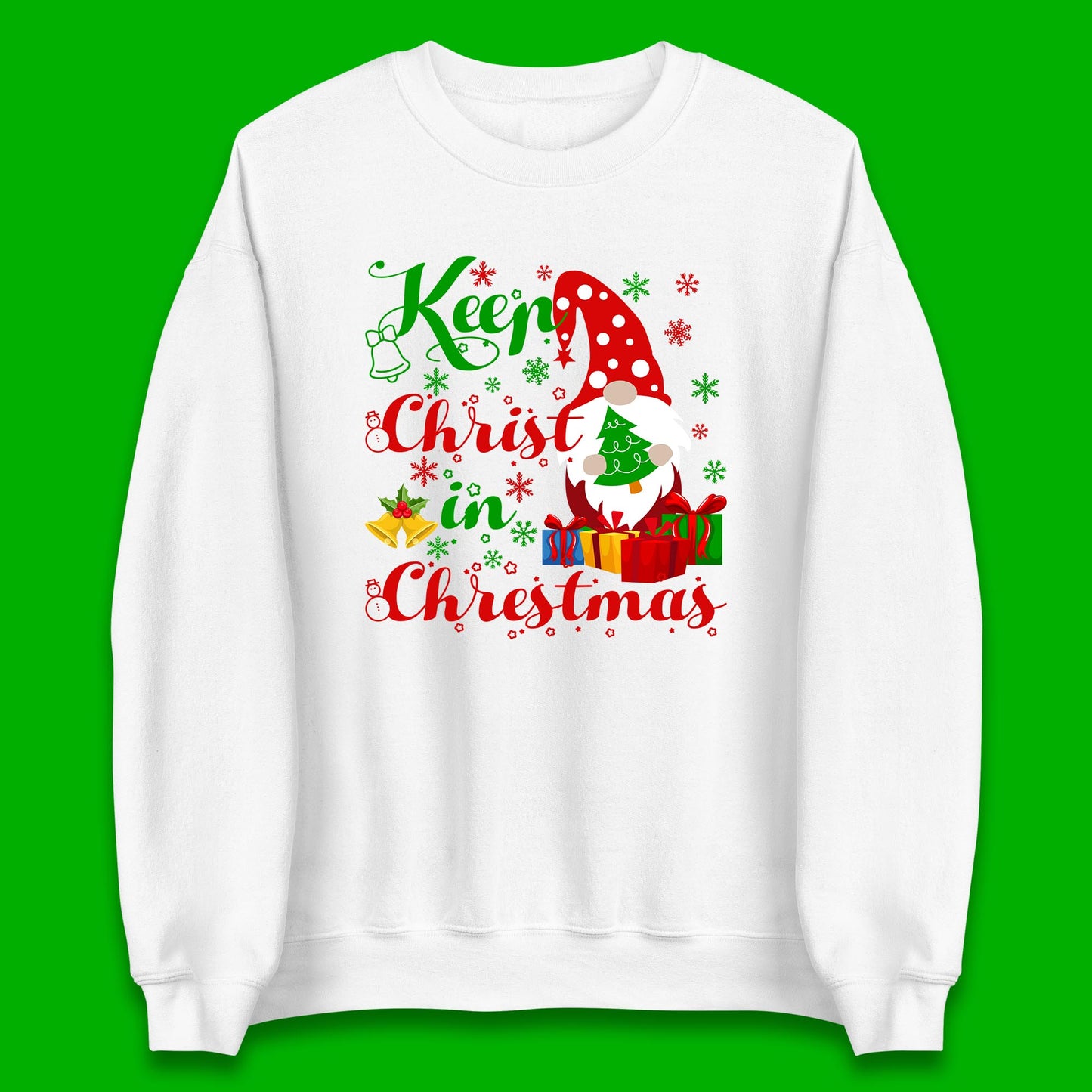 keep christ in christmas sweater