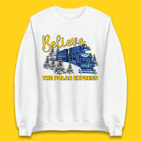 Believe The Polar Express Christmas Train Unisex Sweatshirt