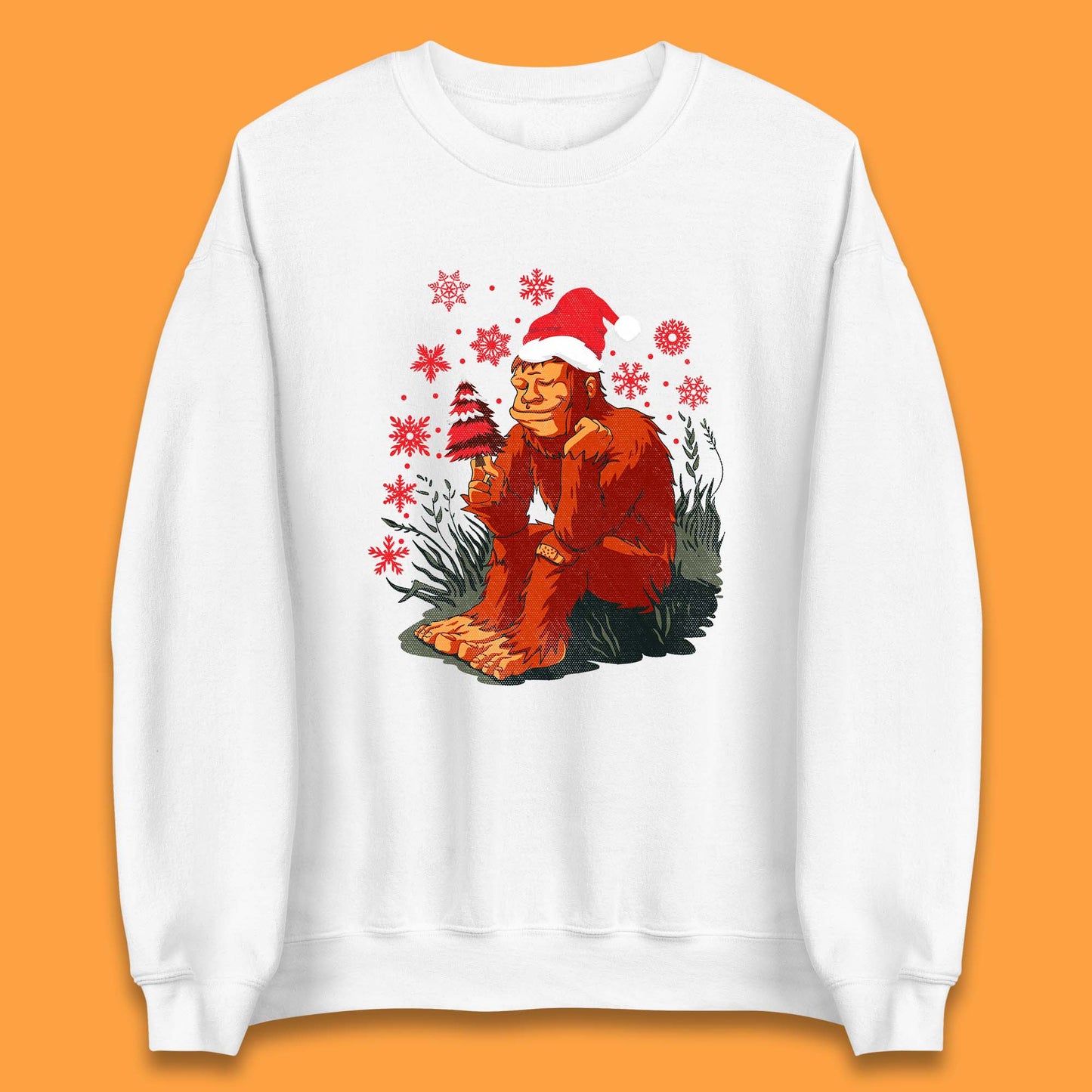 bigfoot christmas sweatshirt