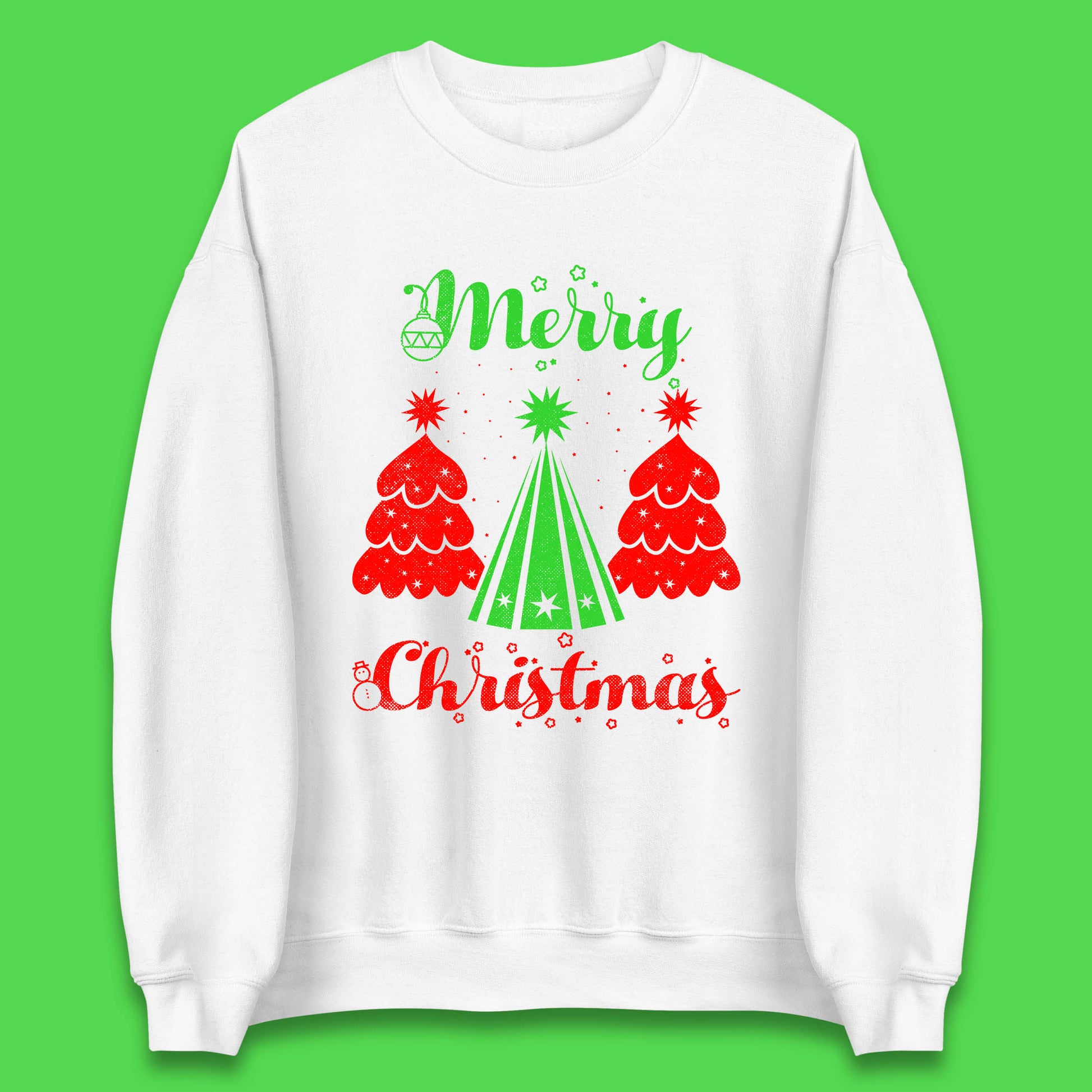 merry christmas tree sweatshirt