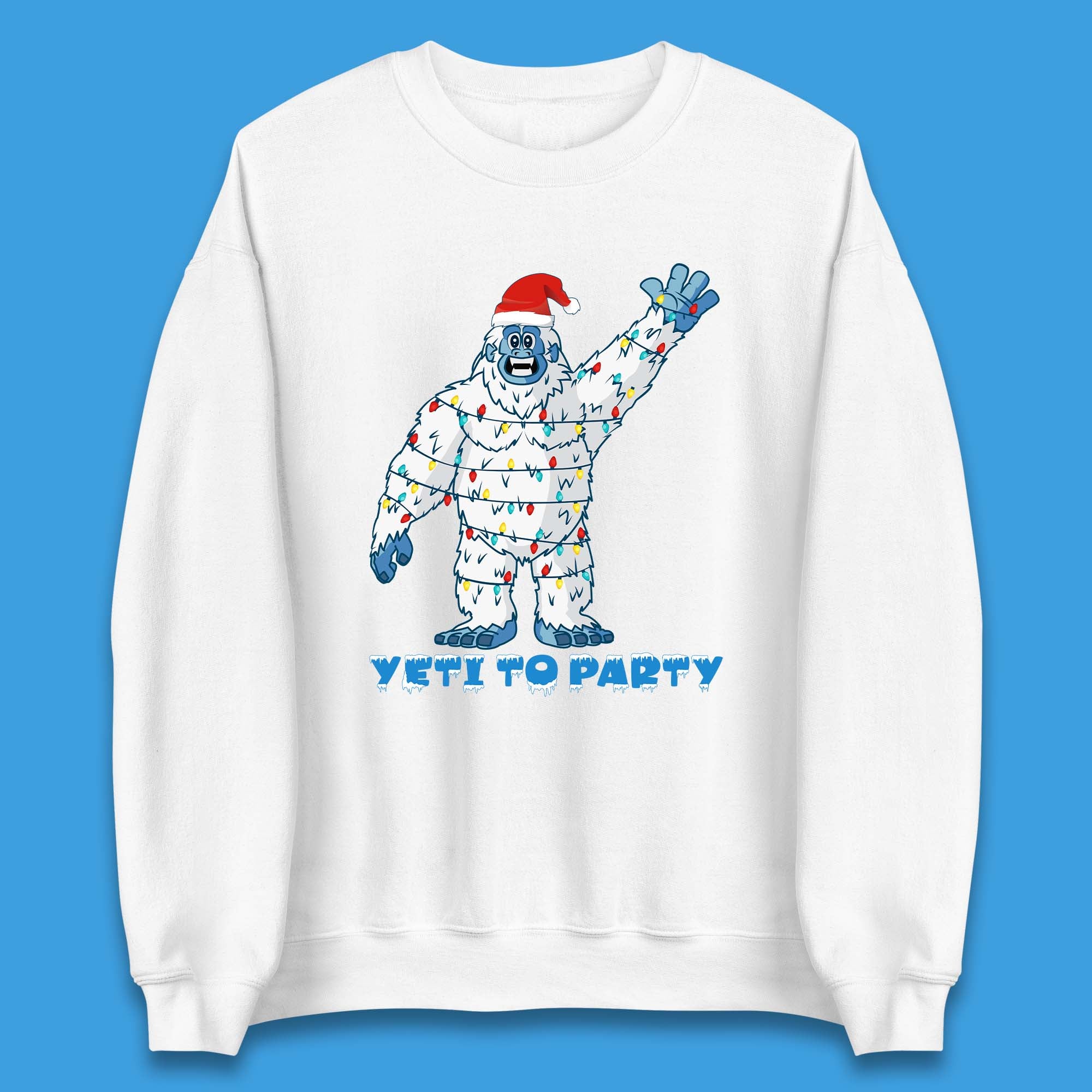 Yeti To Party Christmas Unisex Sweatshirt