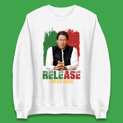 Release Imran Khan Prisoner No 804 Stand With Imran Khan Pakistan Unisex Sweatshirt