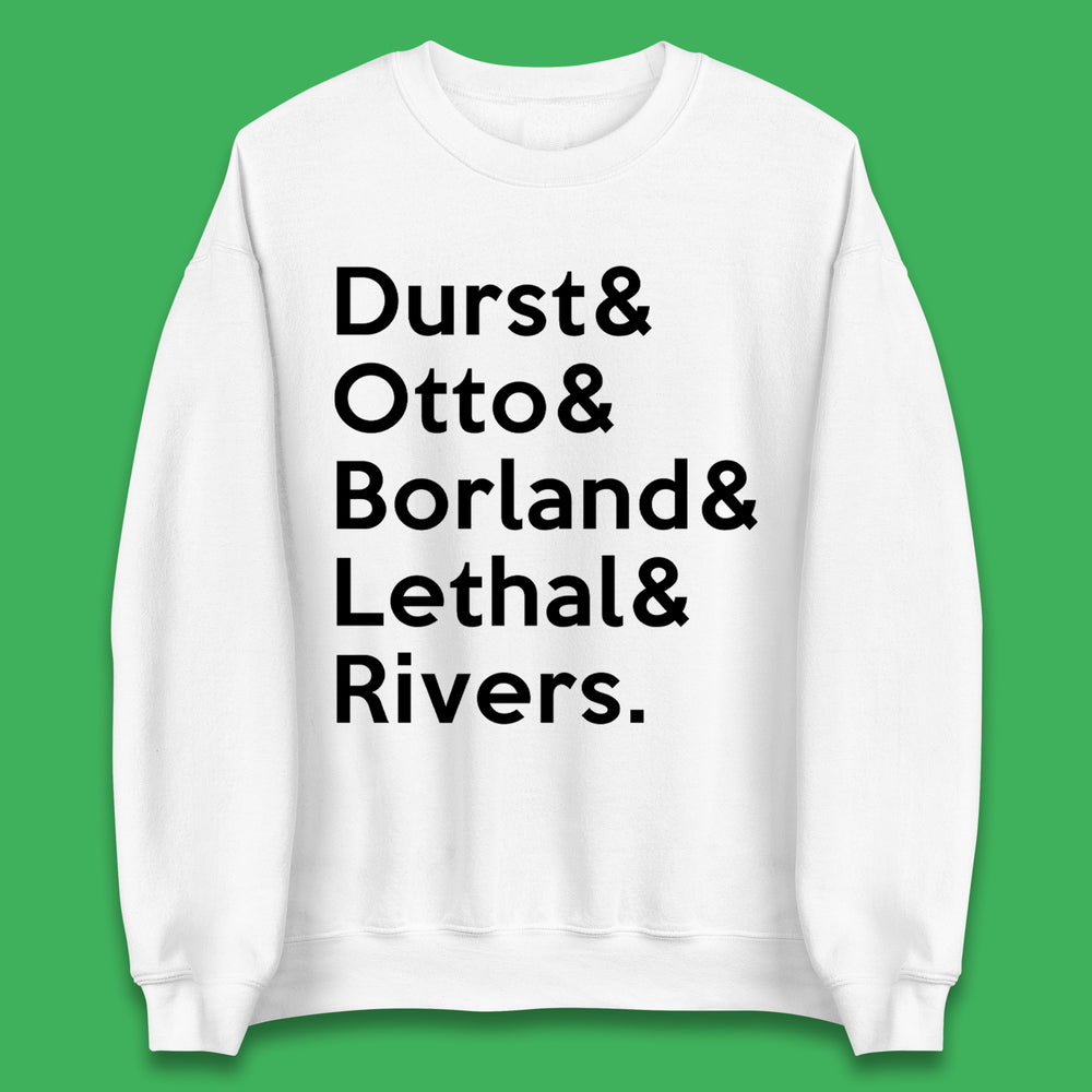 Durst & Otto & Borland & Lethal & Rivers Limp Bizkit Band Unisex Sweatshirt