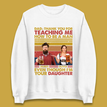 Personalised Thank You For Teaching Me Unisex Sweatshirt