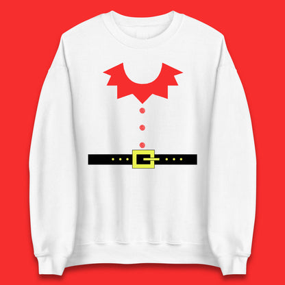 christmas elf costume sweatshirt