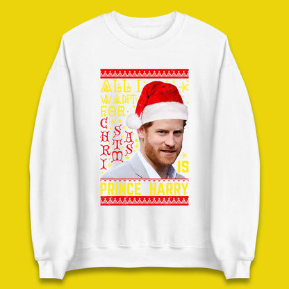 Prince Harry Christmas Unisex Sweatshirt