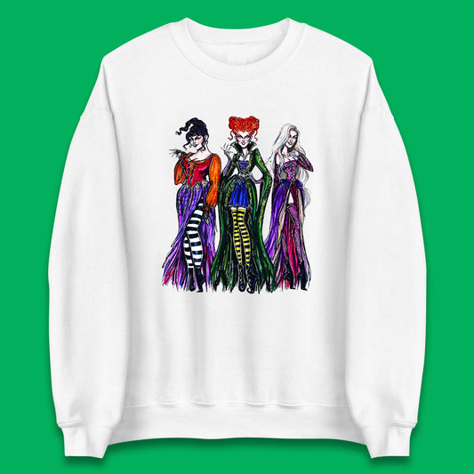 Halloween The Sanderson Sisters From Hocus Pocus Vintage Halloween Witches Unisex Sweatshirt