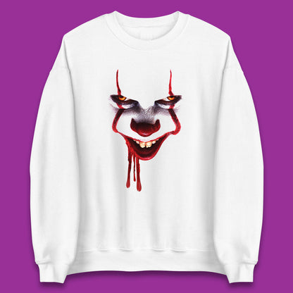 Pennywise Clown IT Chapter 2 Halloween Horror Movie Character Unisex Sweatshirt