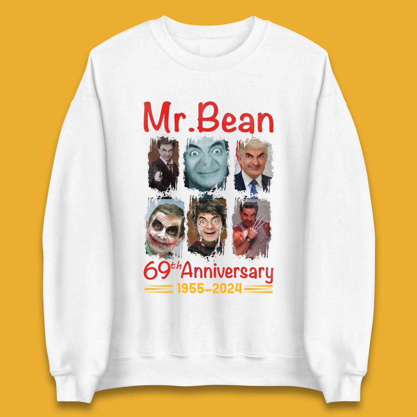 Mr. Bean 69th Anniversary Unisex Sweatshirt