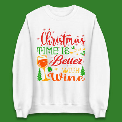 Christmas Wine Unisex Sweatshirt