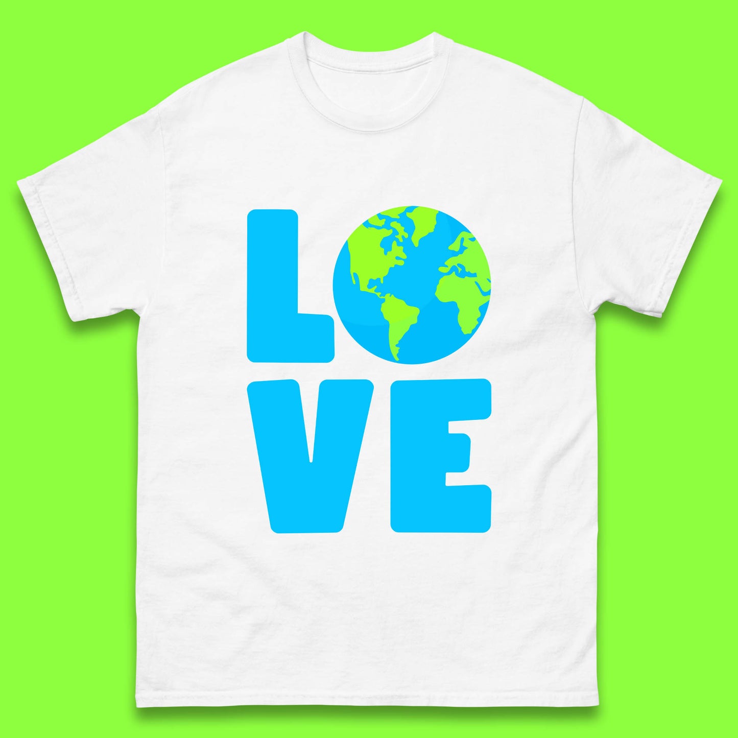 Love Earth Day Environmental Climate Change Save The Planet Mens Tee Top