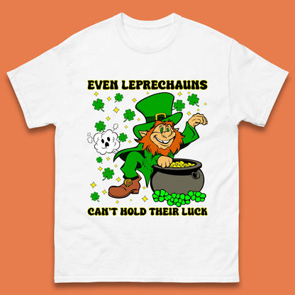 Leprechauns Can't Hold Their Luck Mens T-Shirt