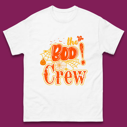 The Boo Crew Halloween Boo Squad Horror Scary Spokky Matching Costume Mens Tee Top