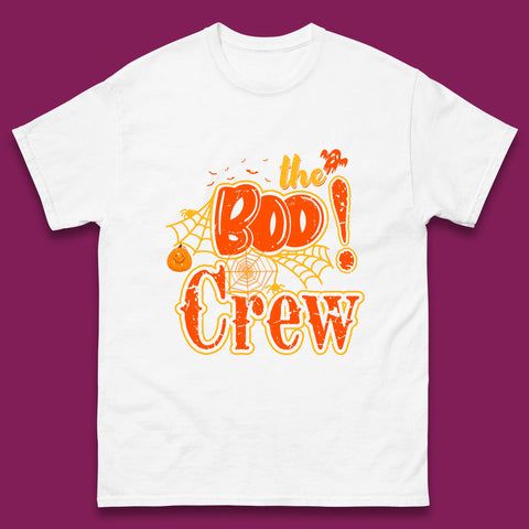 The Boo Crew Halloween Boo Squad Horror Scary Spokky Matching Costume Mens Tee Top