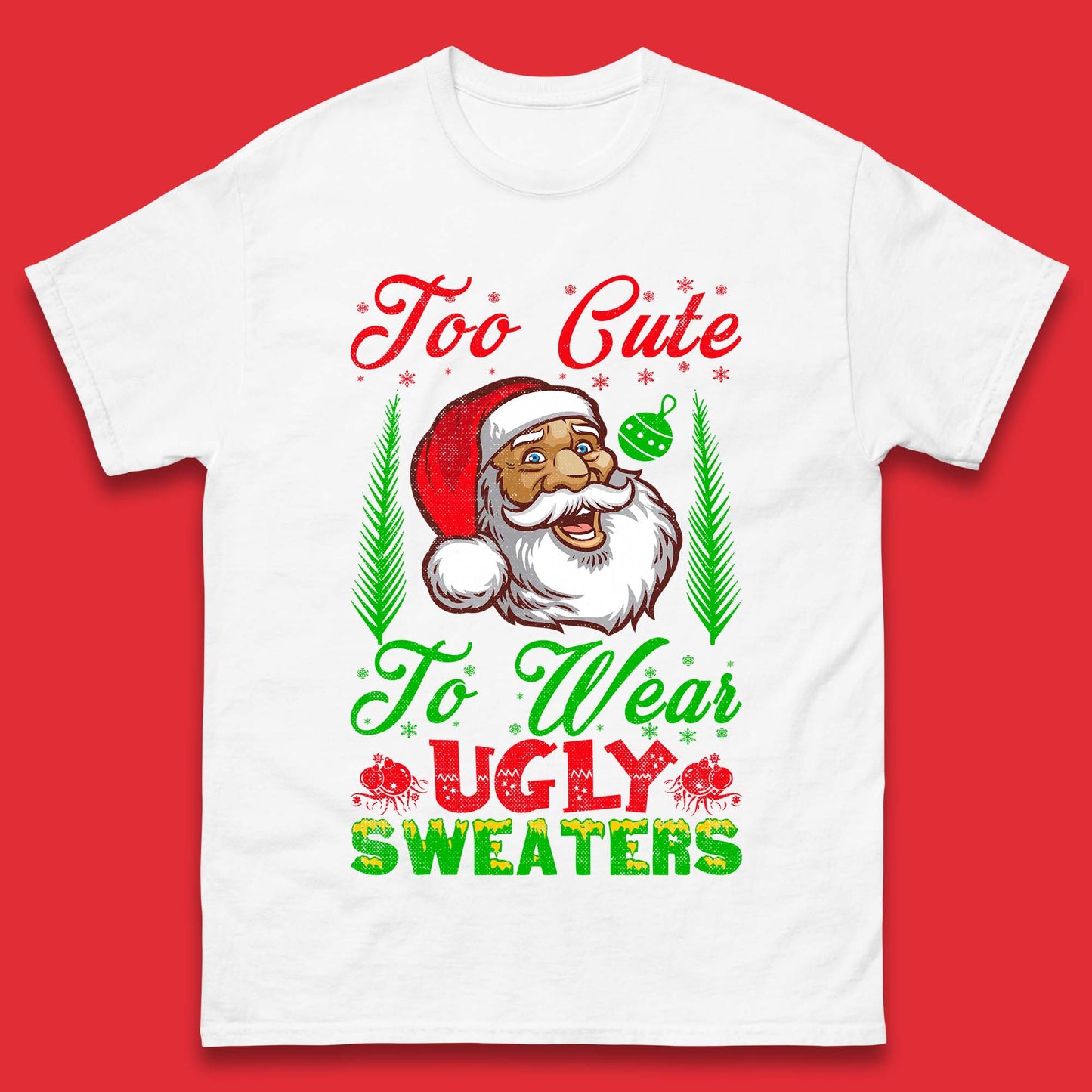 Ugly Sweaters Christmas Mens T-Shirt