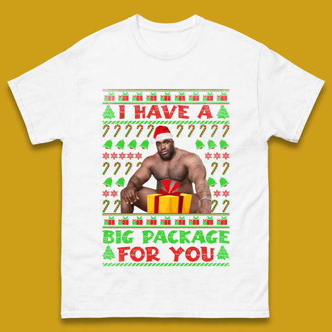 Big Package Ugly Christmas Mens T-Shirt