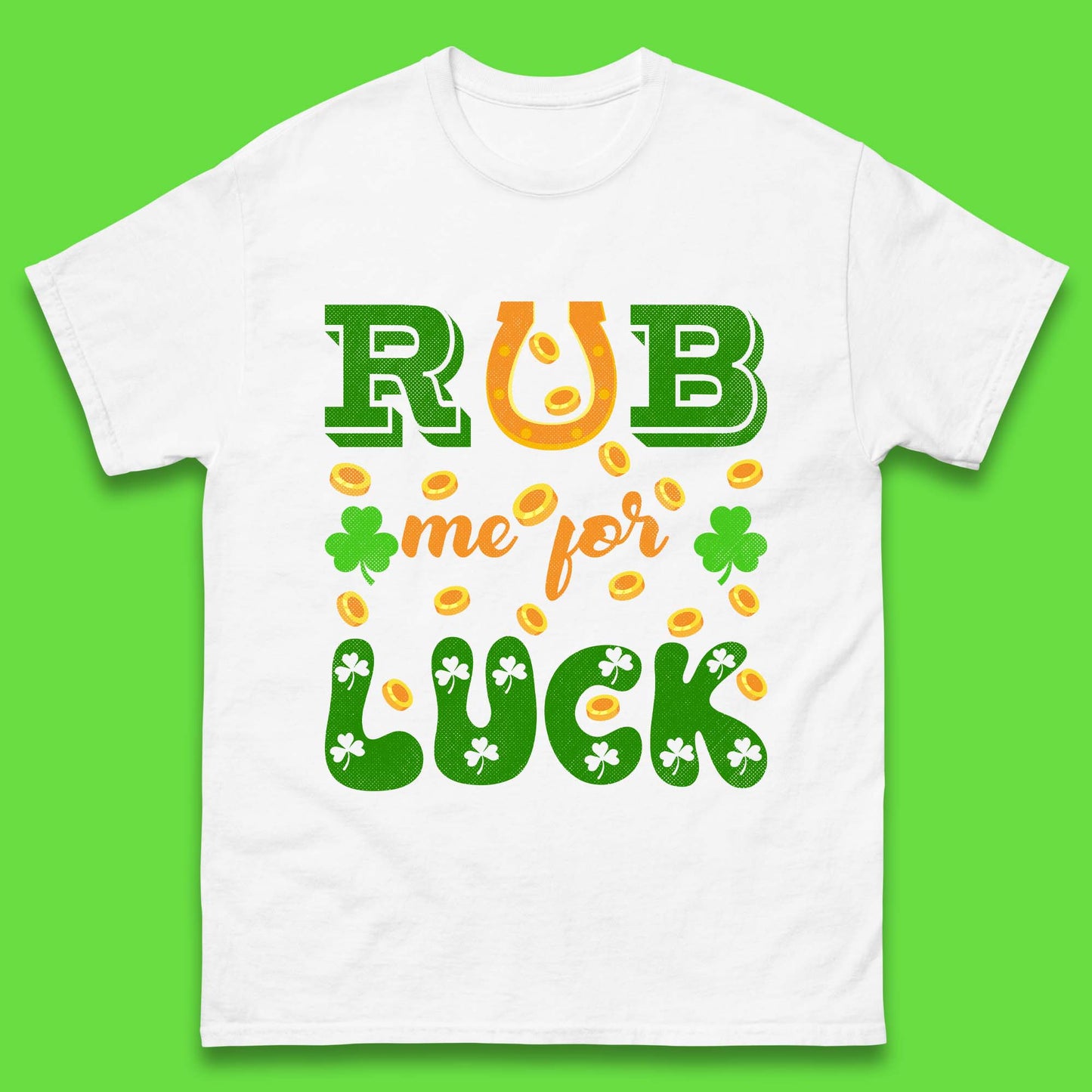 Rub Me For Luck Mens T-Shirt