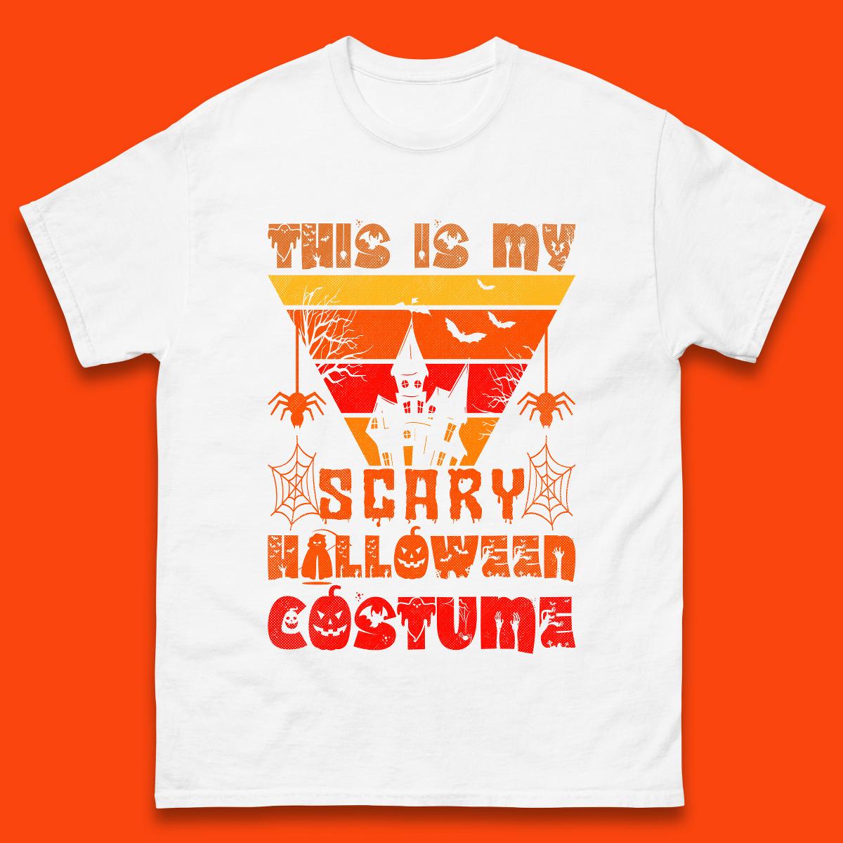 This Is My Scary Halloween Costume Spooky Haunted House Creepy Halloween Mens Tee Top