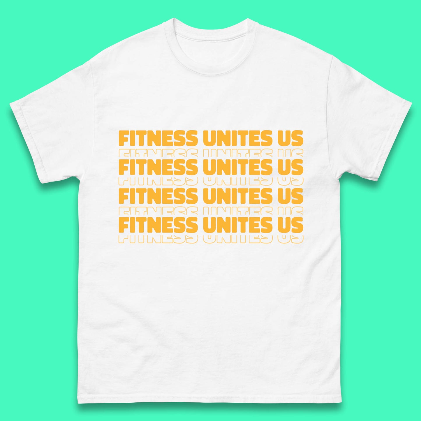 Fitness Unites Us National Fitness Day Gym Day Fitness Workout Mens Tee Top