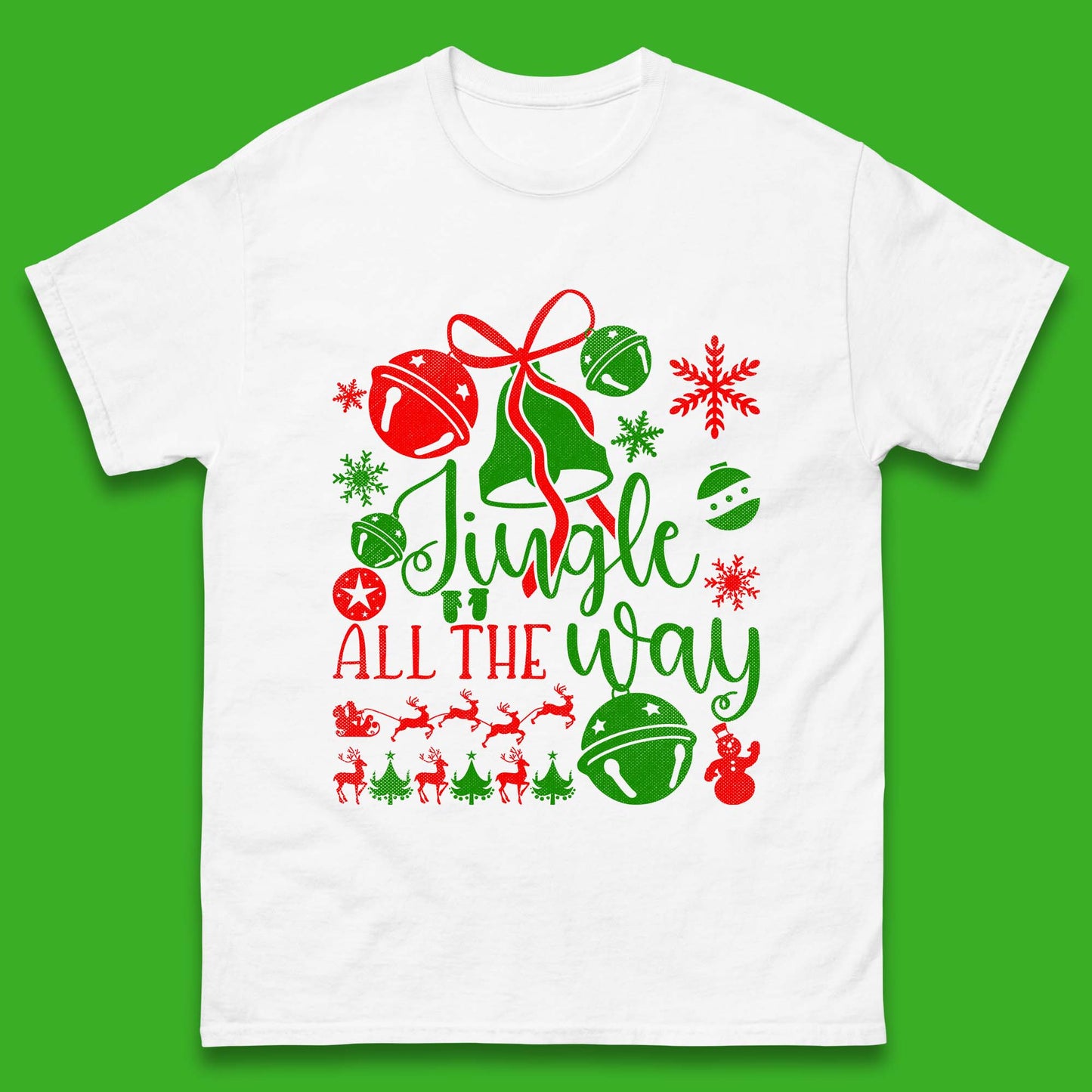 jingle all the way christmas t shirt