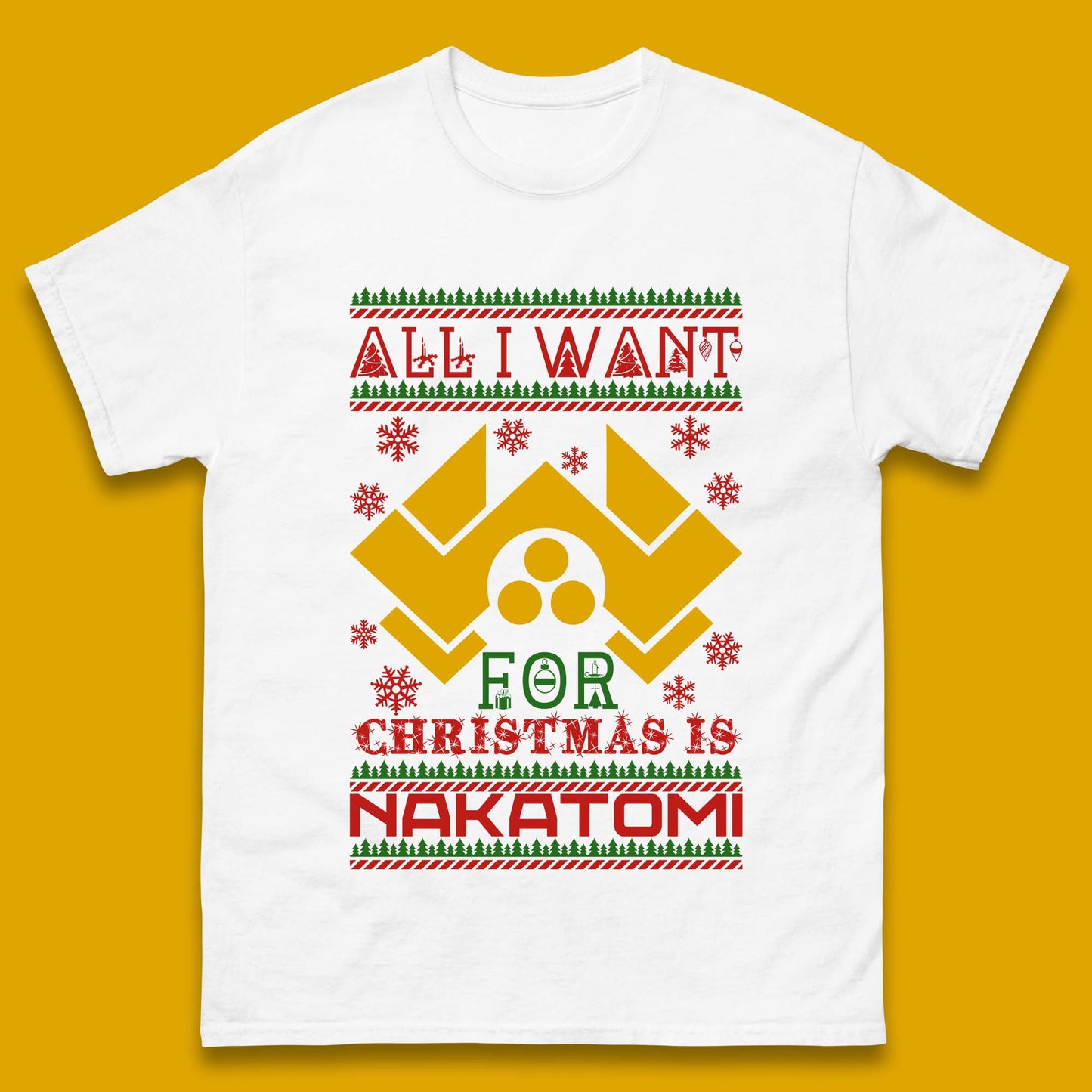 Want Nakatomi For Christmas Mens T-Shirt