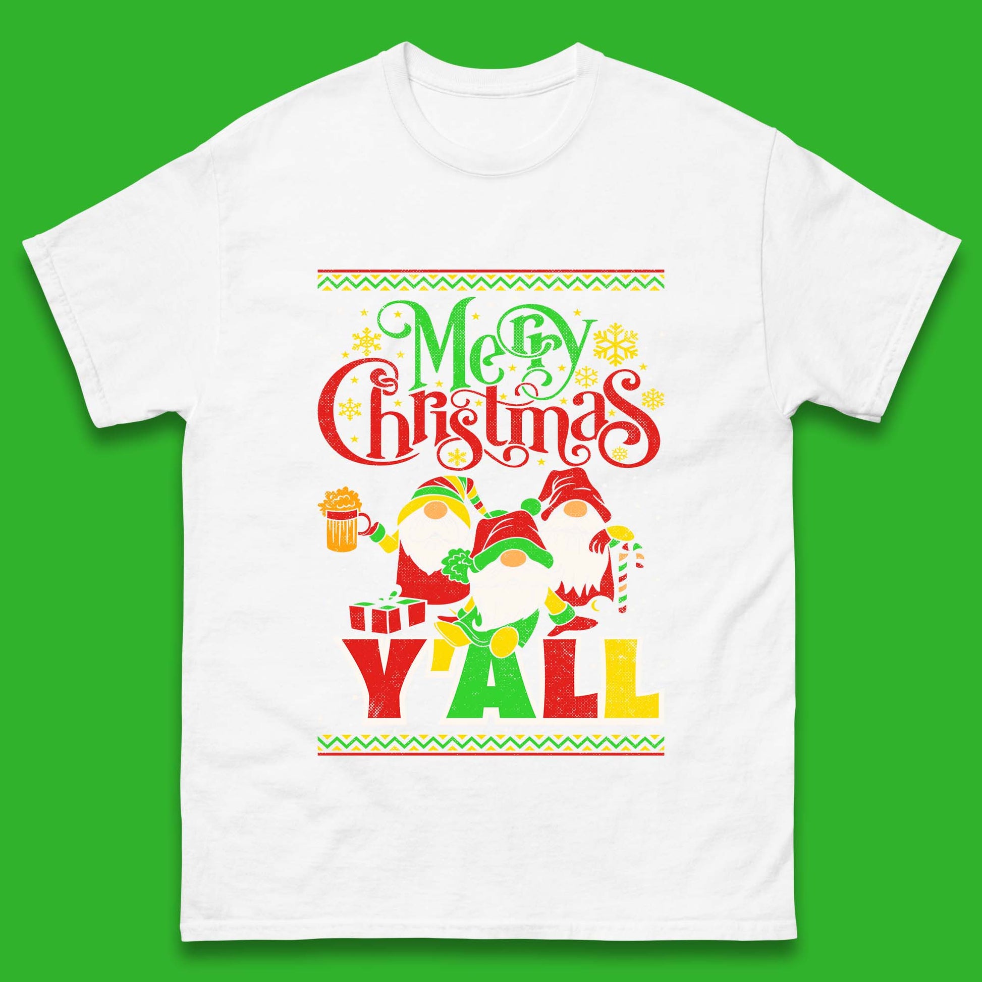 gnome christmas t shirt