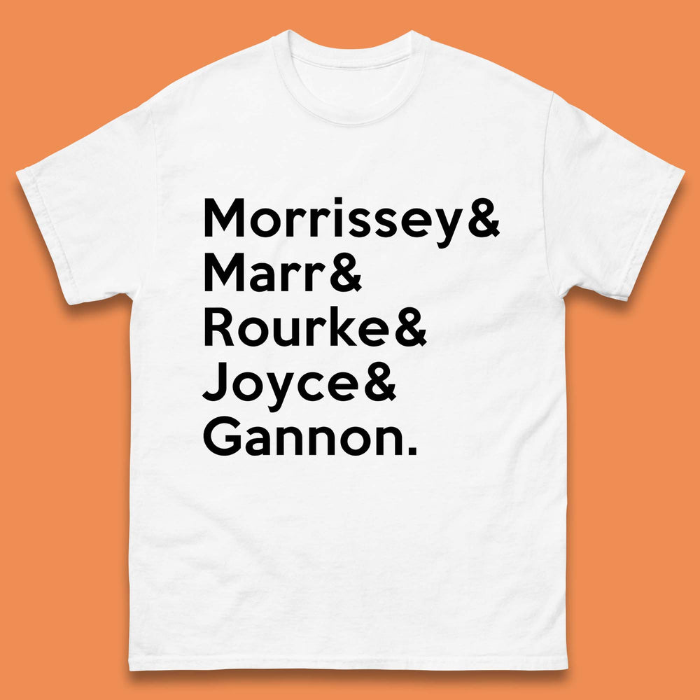 Morrissey & Marr & Rourke & Joyce & Gannon The Smiths Band T-Shirt