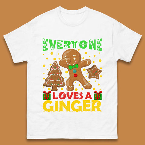 Dabbing Gingerbread Christmas Mens T-Shirt