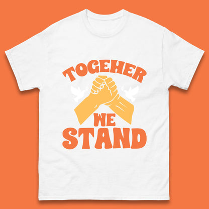 Together We Stand Handshake All Lives Matter Equality Social Justice Mens Tee Top