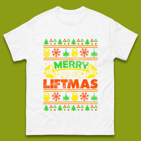 Merry Liftmas Christmas Mens T-Shirt