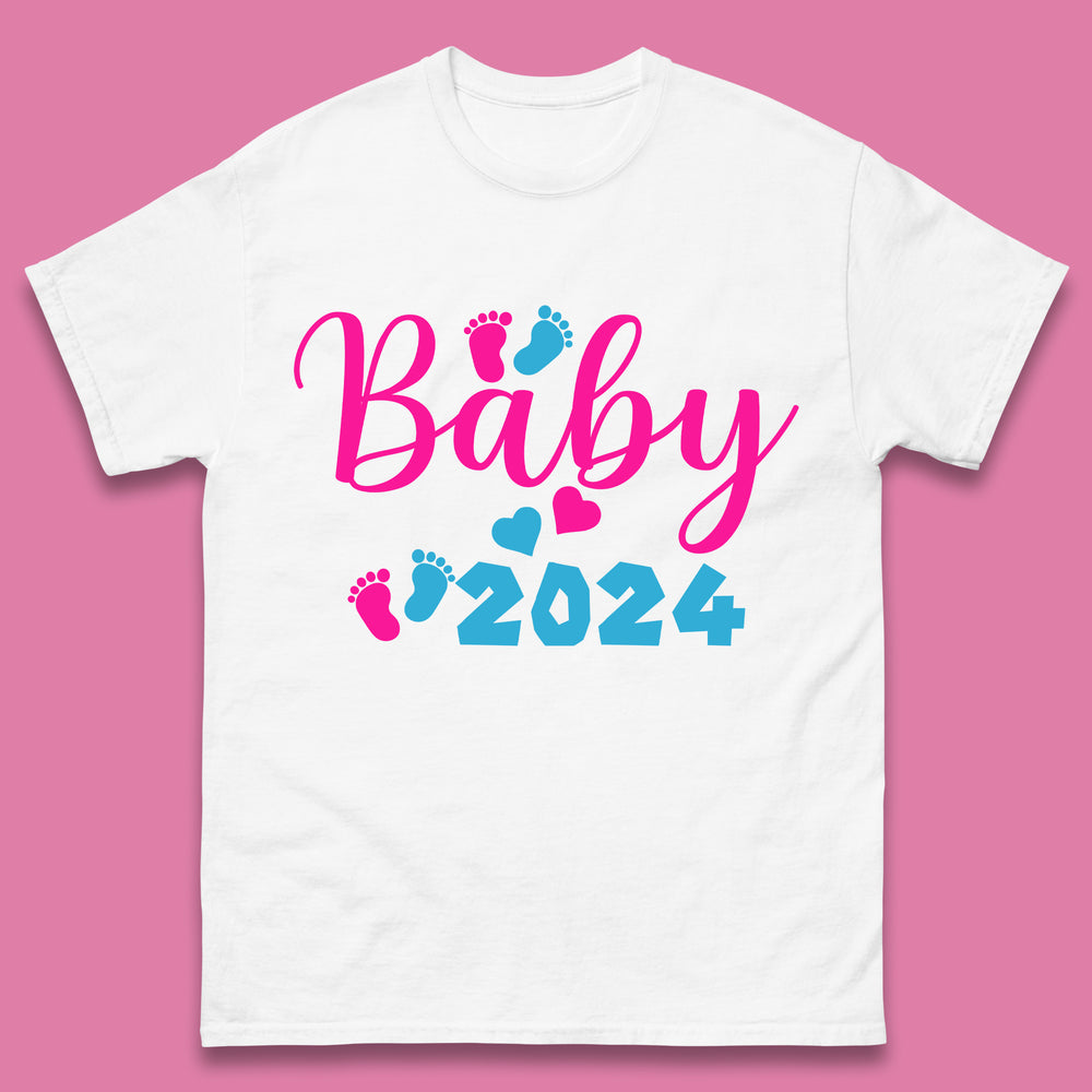 Baby 2024 Pregnancy Announcement Mens T-Shirt