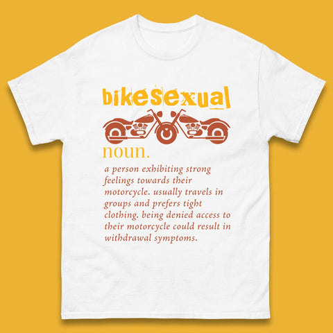 Bikesexual Definition Mens T-Shirt