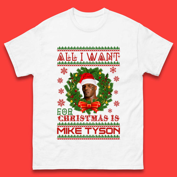 Mike Tyson Christmas Mens T-Shirt