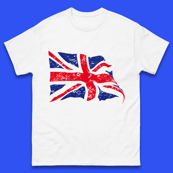 UK Flag Britain England Union Jack United Kingdom British Flag Patriotism Mens Tee Top