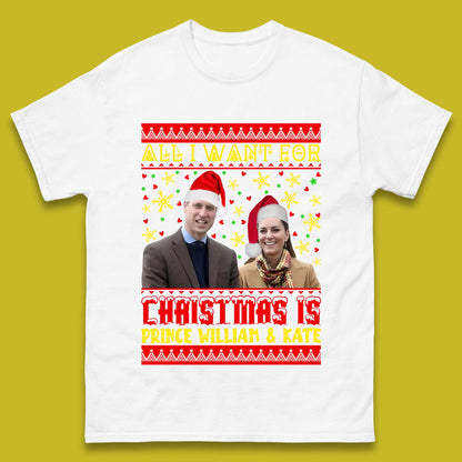 Prince William & Kate Christmas Mens T-Shirt