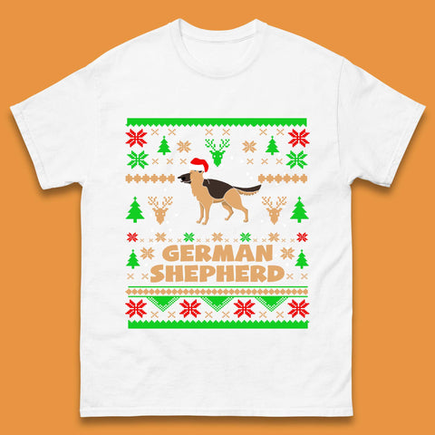 German Shepherd Dog Christmas Mens T-Shirt