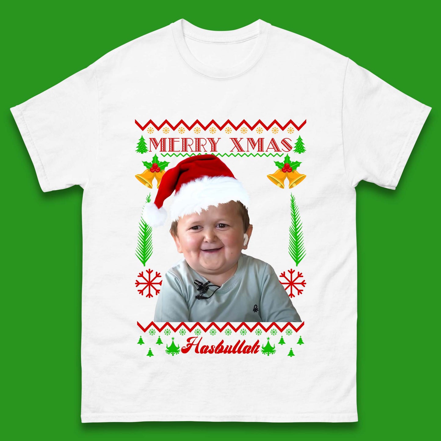 Merry Xmas Hasbullah Christmas Mens T-Shirt