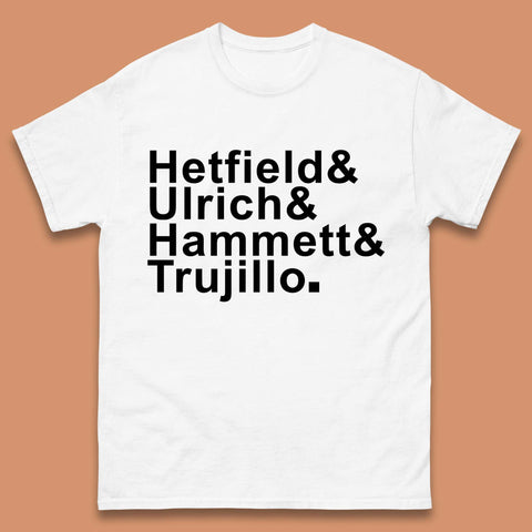 Hetfield & Ulrich & Hammett & Trujillo Metallica Band T-Shirt