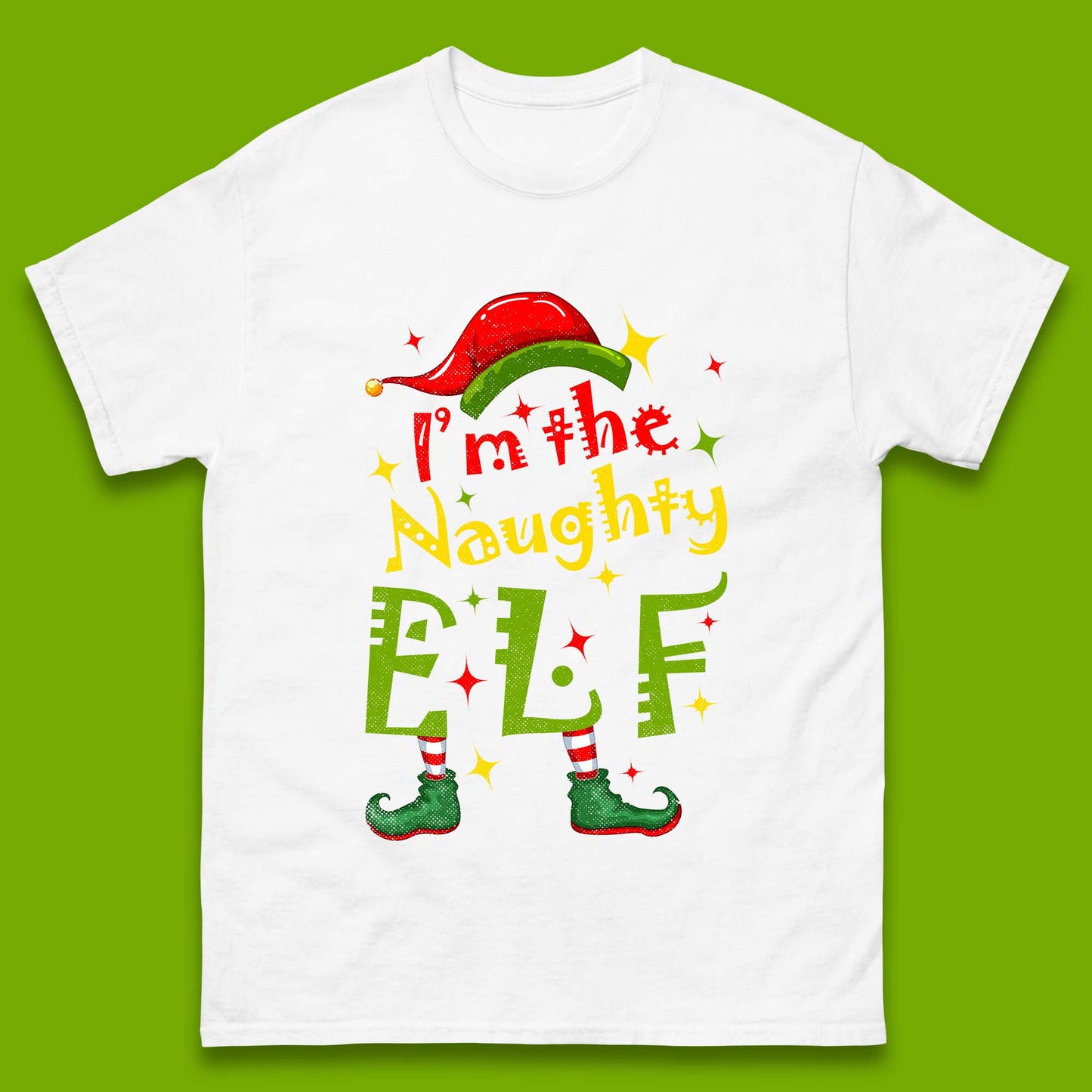 naughty elf t shirt