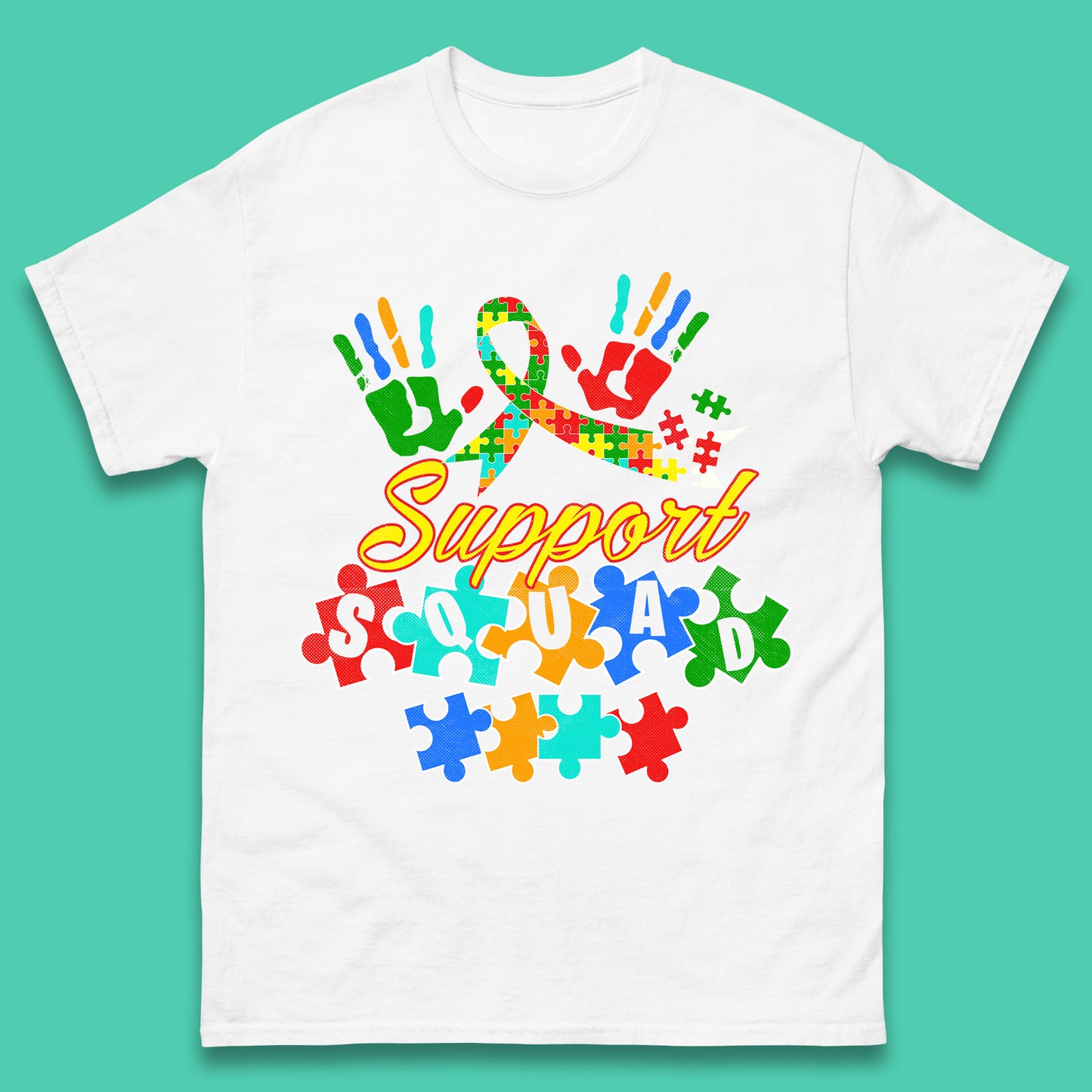 Autism Support Squad Mens T-Shirt
