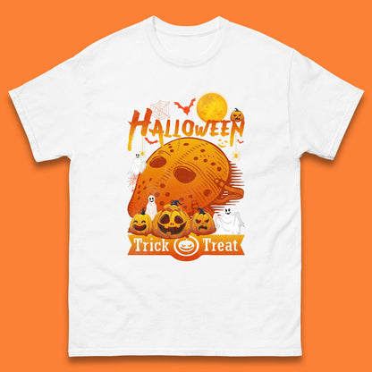 Happy Halloween Jason Voorhees Face Mask Halloween Friday The 13th Horror Movie Halloween Pumpkins Mens Tee Top
