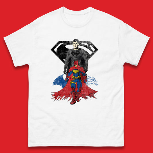 Batman And Superman Future State Dark Detective Superhero Comic Book Characters DC Comics Mens Tee Top