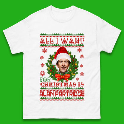 Want Alan Partridge For Christmas Mens T-Shirt